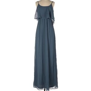 Show Me Your MuMu Teal Maxi Dress